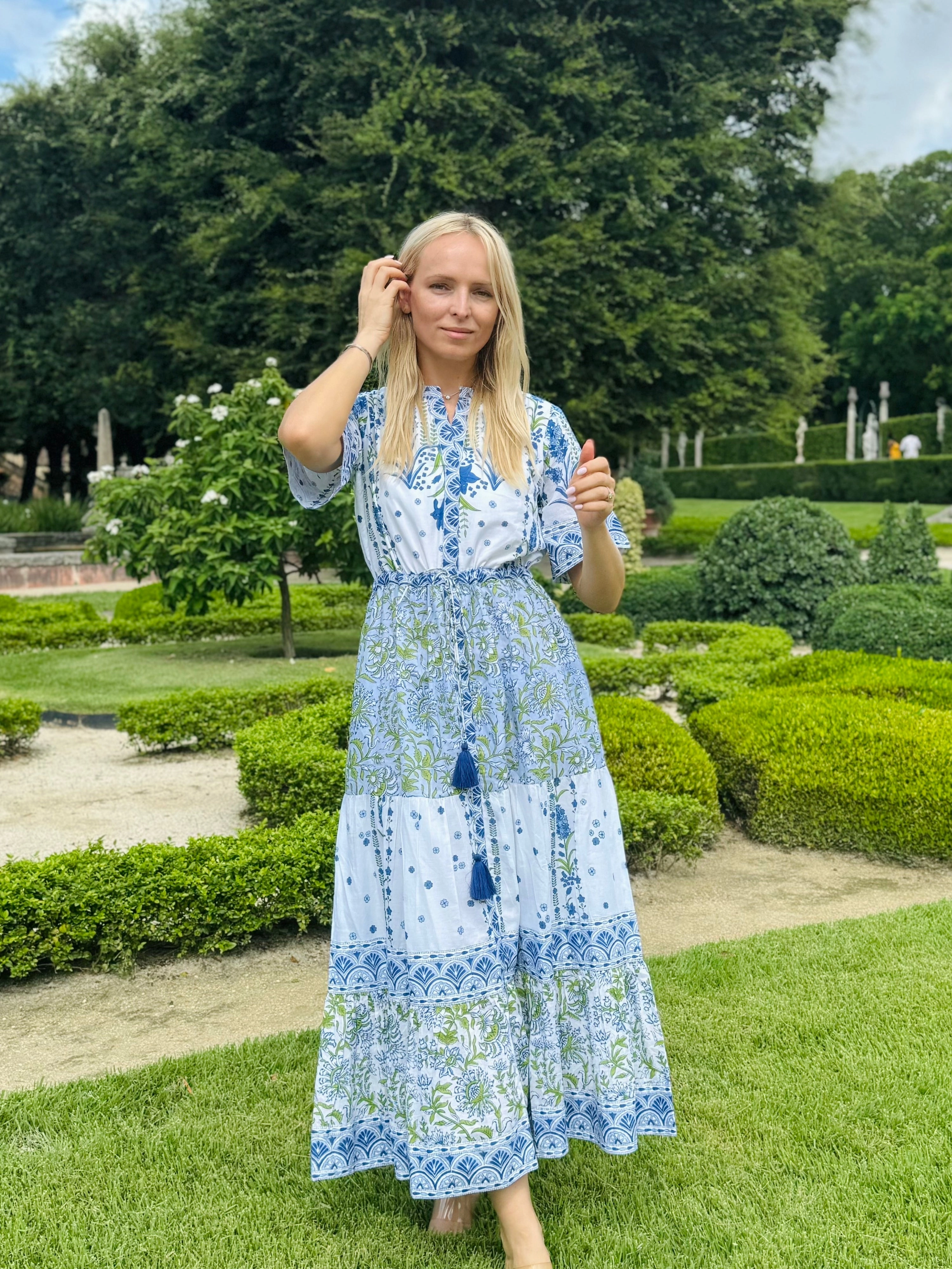 Isla Payal Covent Garden Maxi - Blue