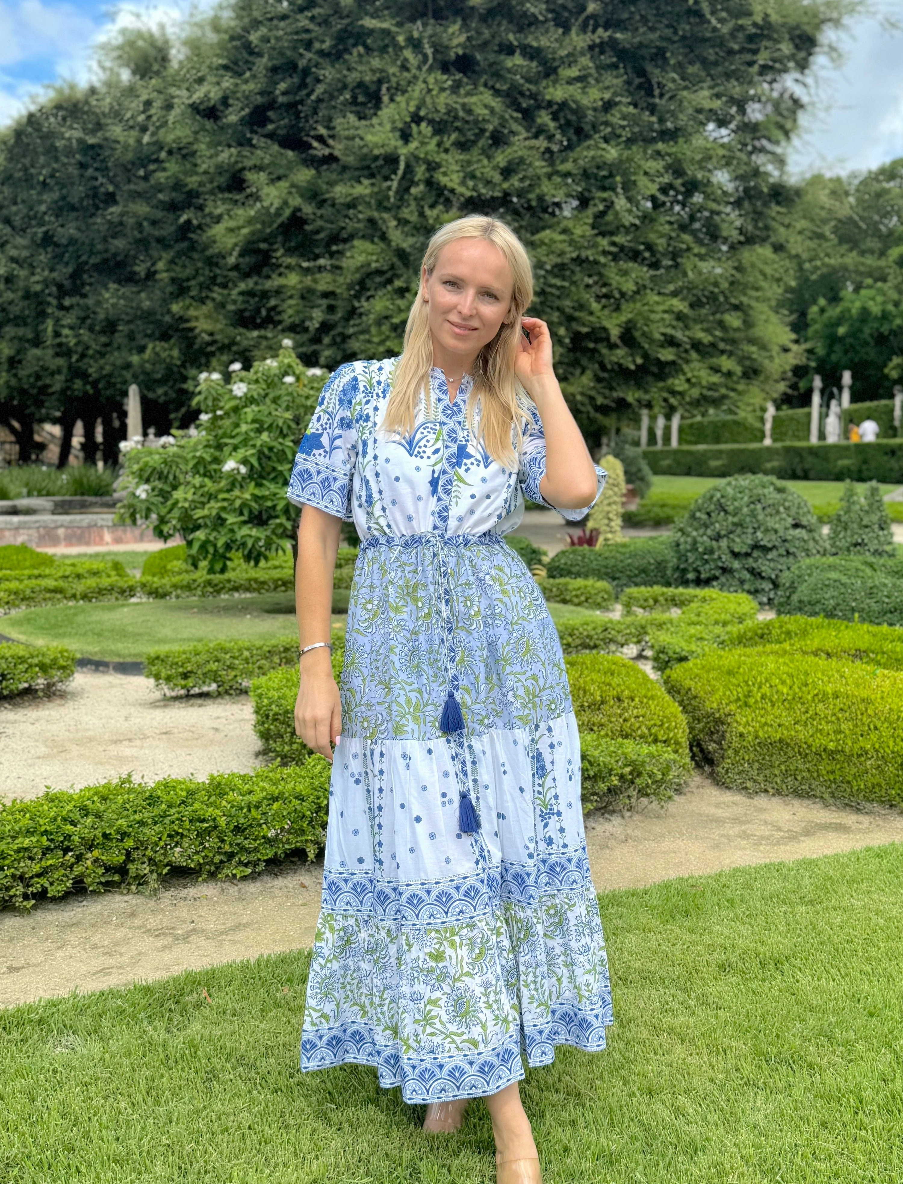 Isla Payal Covent Garden Maxi - Blue