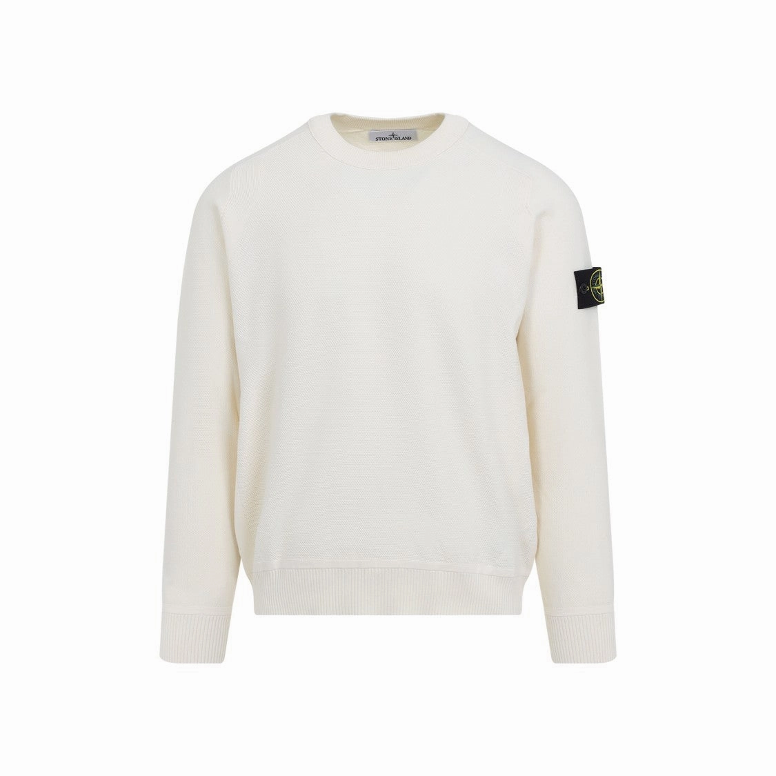 Ivory White Cotton Crew Neck designer sweaters outlet