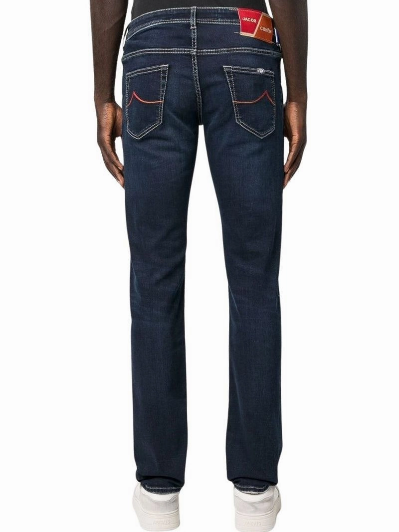 Jacob Cohen Elegant  with Suede Men's Accent
