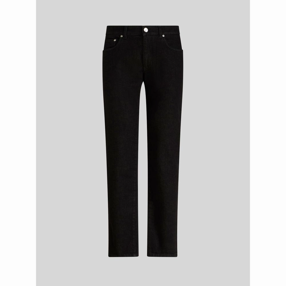 JACQUARD JEANS WITH ETRO LOGO AND PEGASO