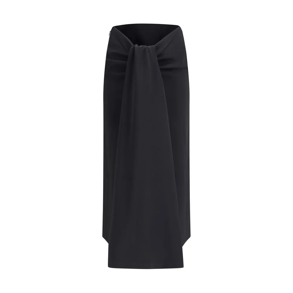 Jacquemus Sablier draped midi Women's Skirt