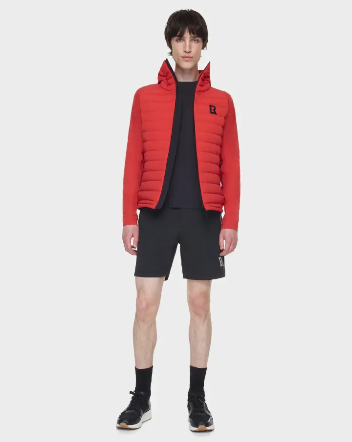 Jarry Men's Windbreaker with Quilted Body