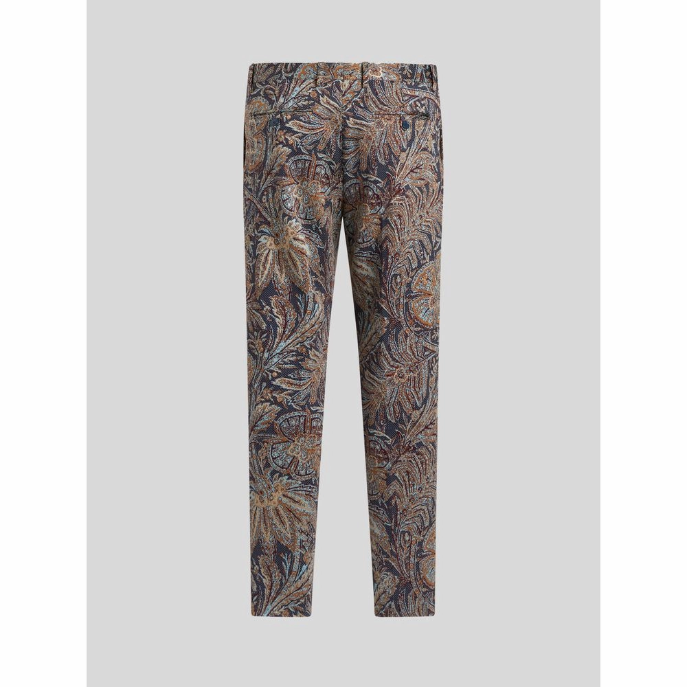 JERSEY JACQUARD TROUSERS