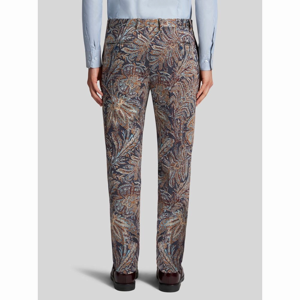 JERSEY JACQUARD TROUSERS
