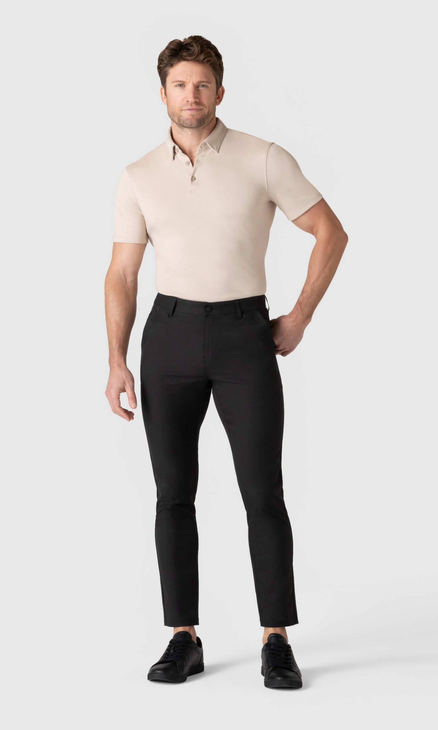 Jetsetter Tech Pant Slim Fit in True Black