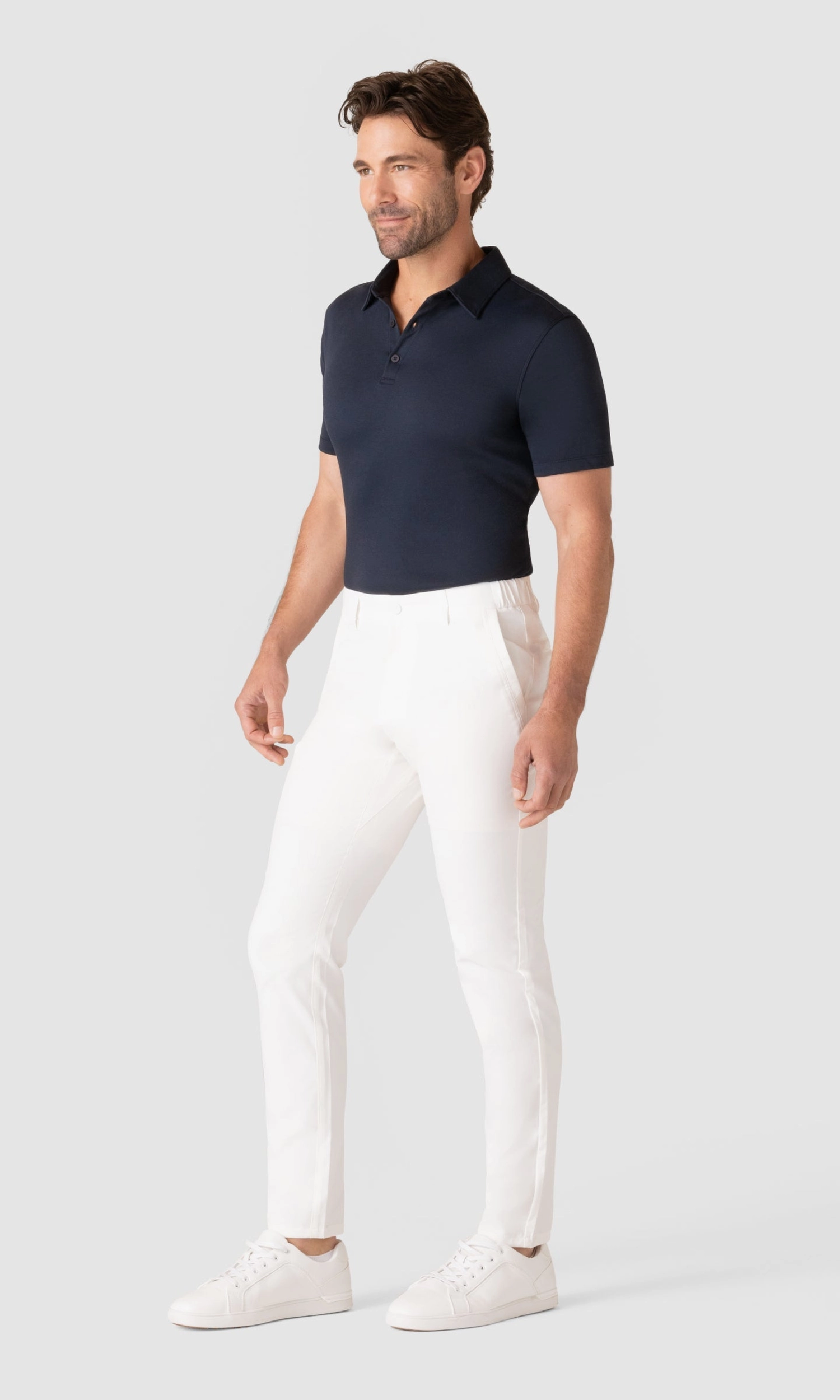 Jetsetter Tech Pant Slim Fit in True White