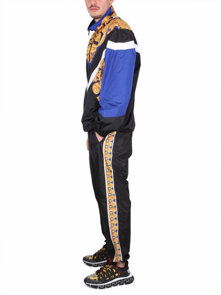 Jogging Pants With Baroque Print