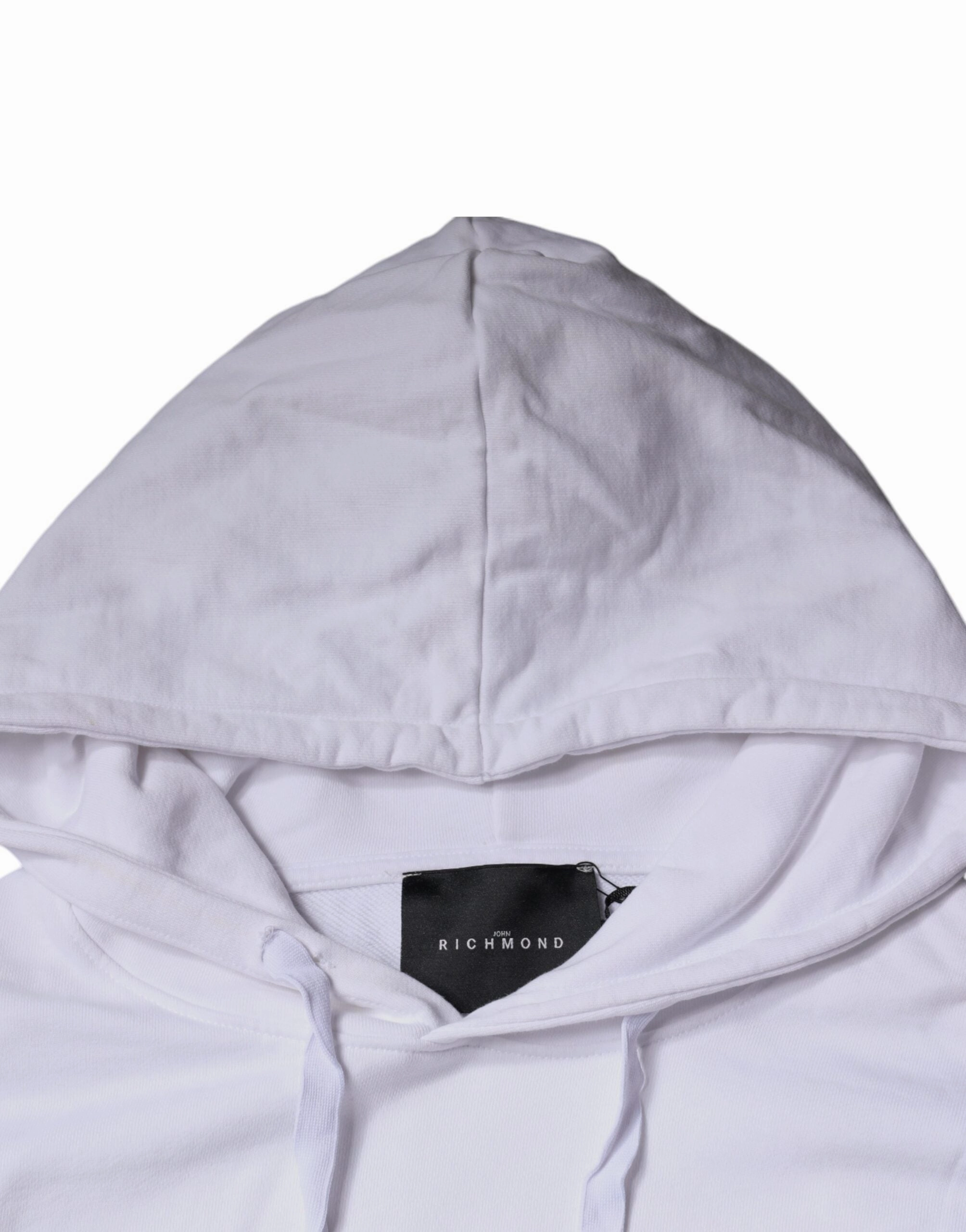 John Richmond Logo Cotton Hooded Sweatshirt Men's Sweater (Pre-Owned)