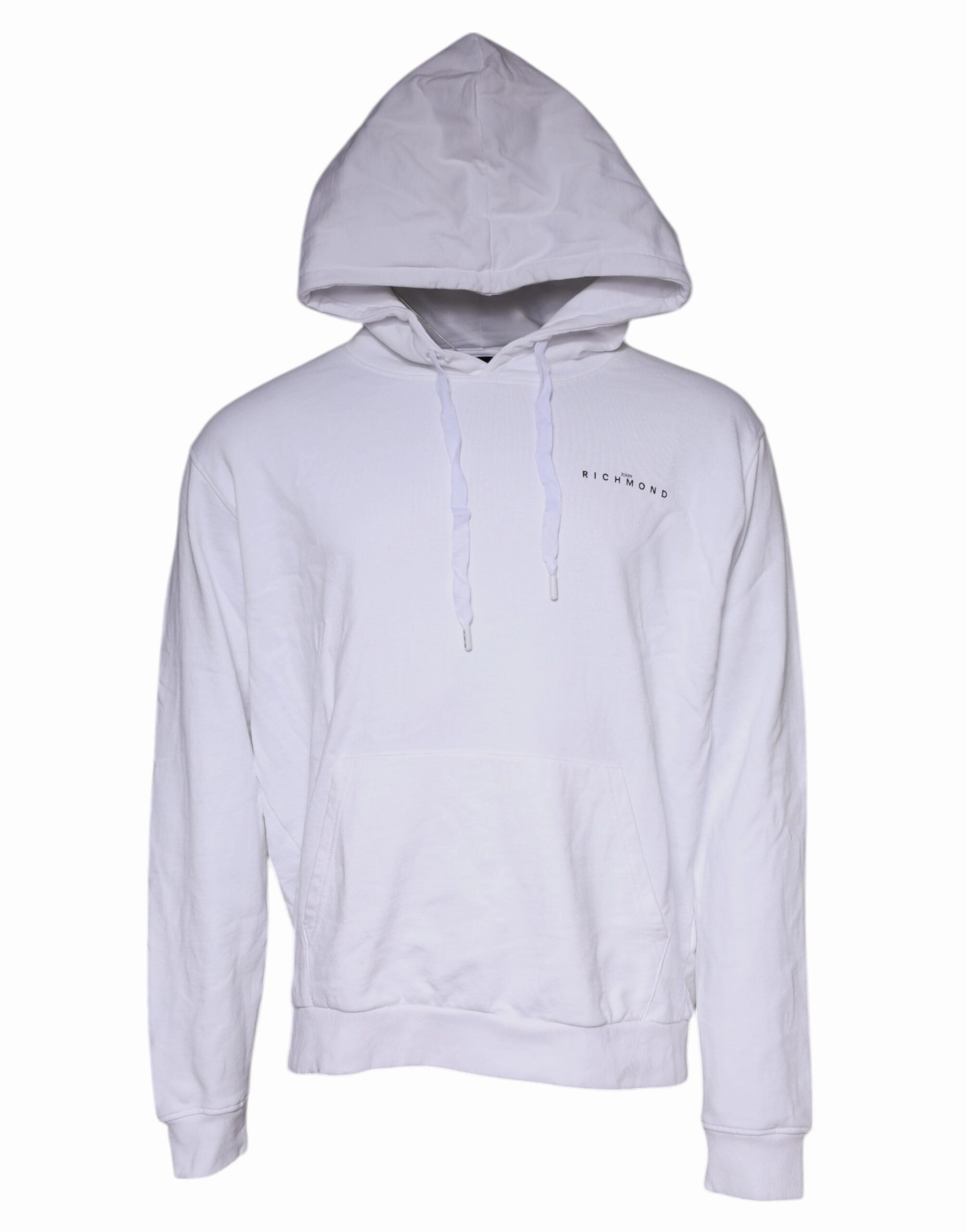 John Richmond Logo Cotton Hooded Sweatshirt Men's Sweater (Pre-Owned) turtleneck sweaters sale