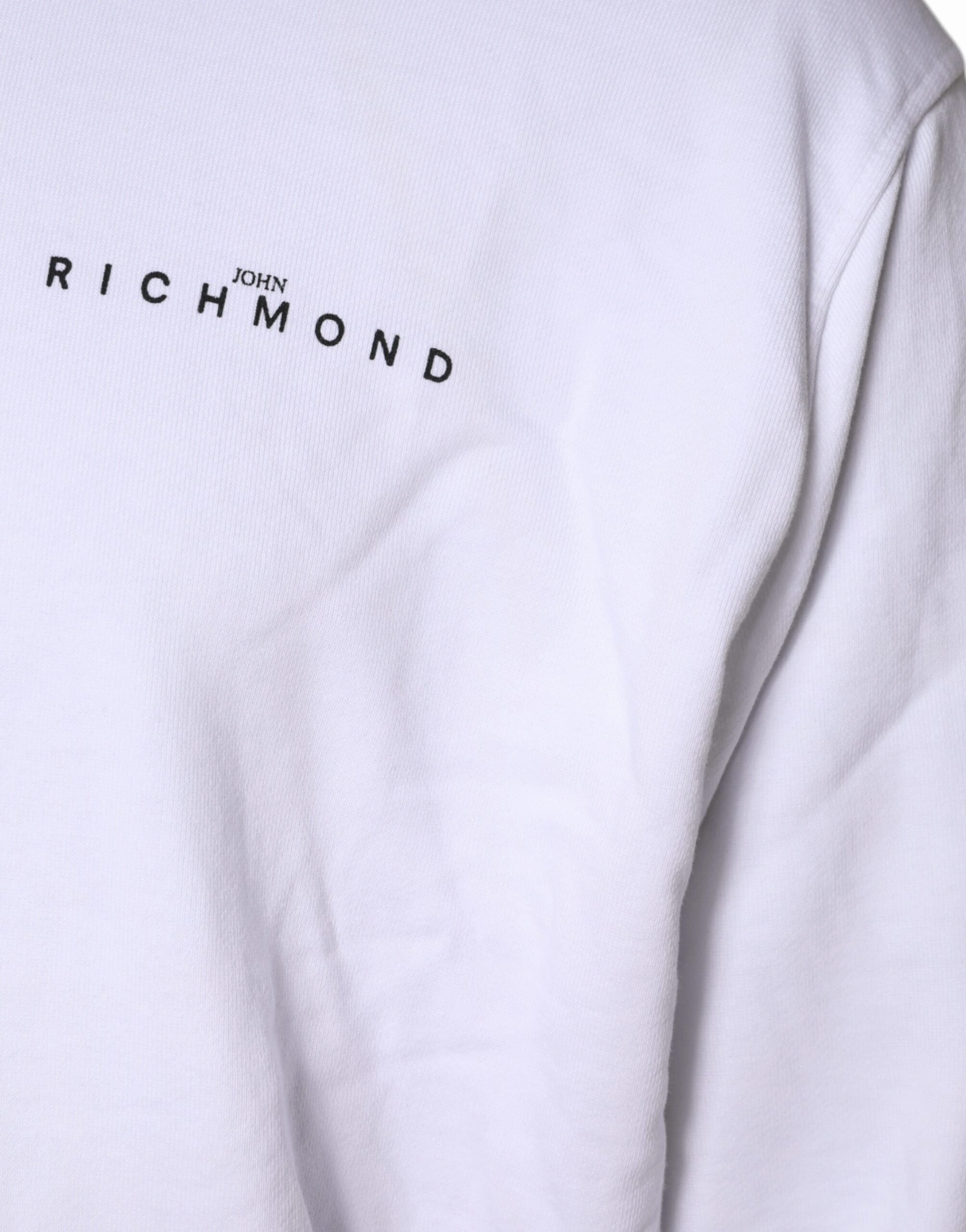 John Richmond Logo Cotton Hooded Sweatshirt Men's Sweater (Pre-Owned)