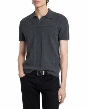 John Varvatos Theo Pointelle Sweater turtleneck sweaters sale
