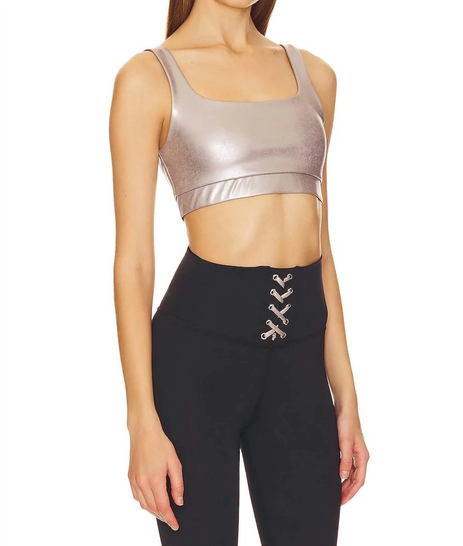 Jolie Sports Bra In Silver