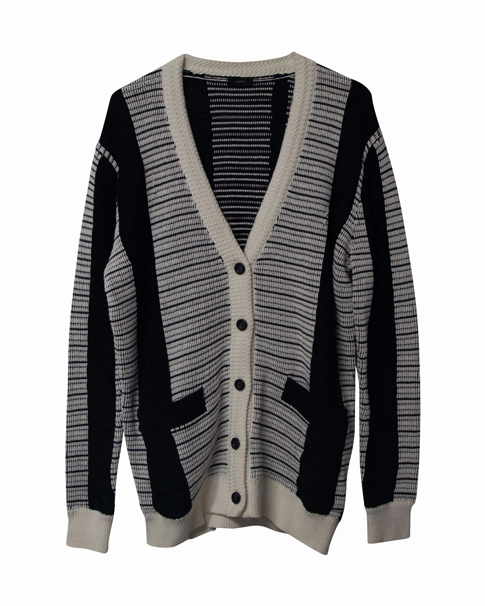 Joseph Knit Cardigan in Multicolor Viscose turtleneck sweaters sale