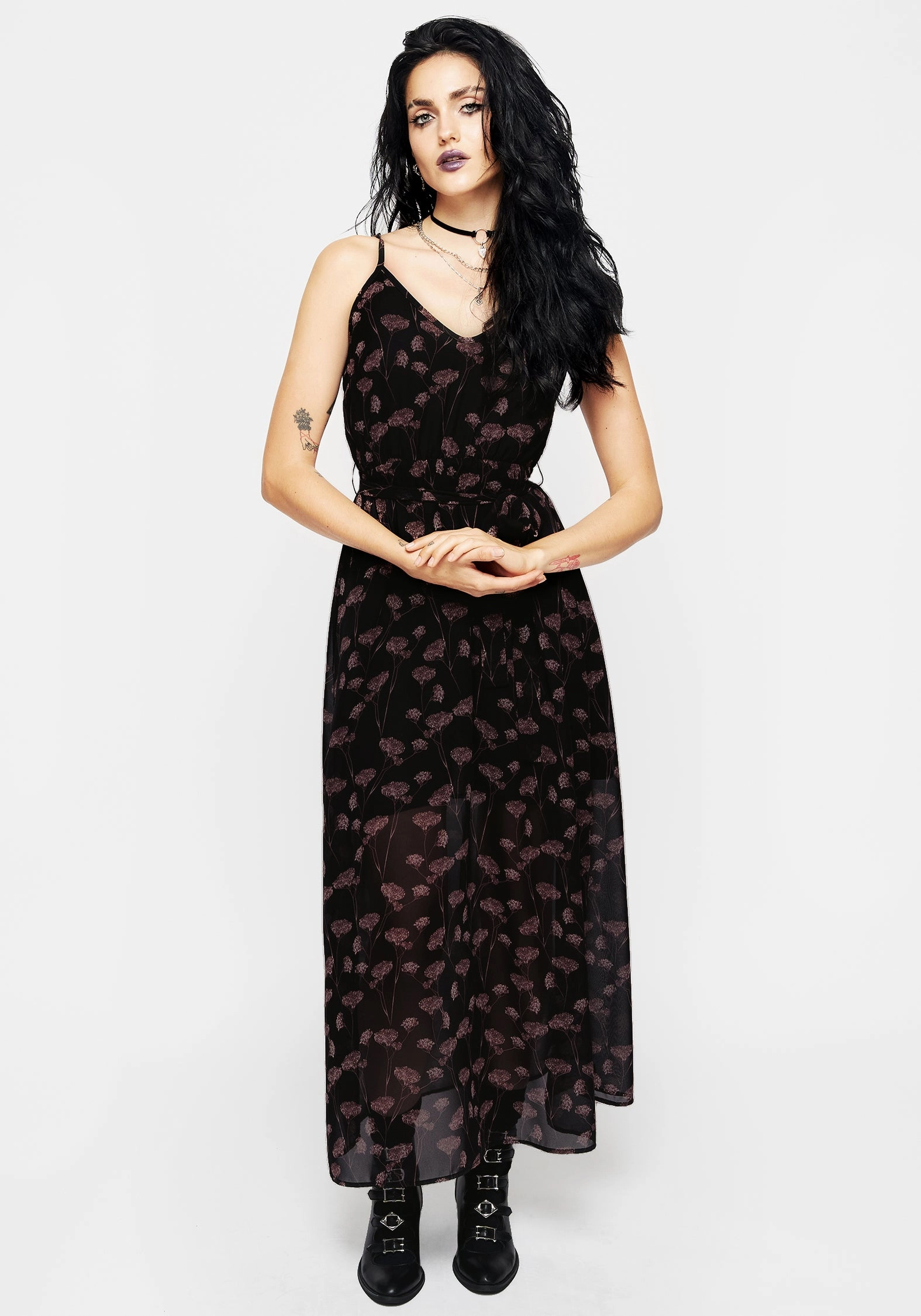 Judas Maxi Dress with Waist Tie Dresses Womens - wedding guest outfits