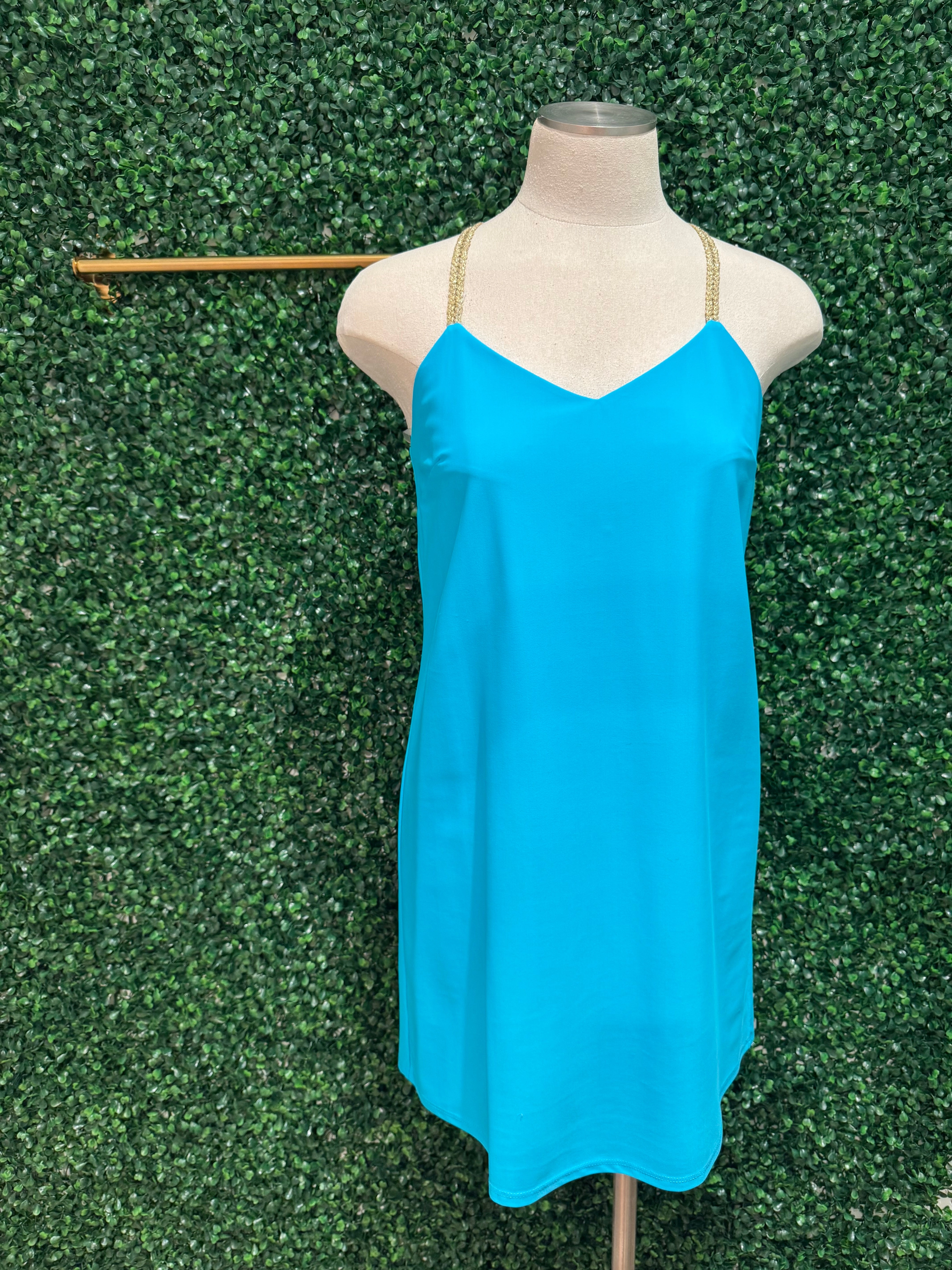 Jude Connally Bailey Dress - Aqua maxi dresses clearance