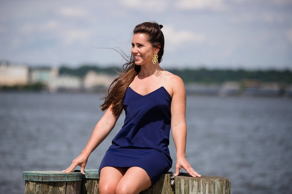 Jude Connally Bailey Dress - Navy