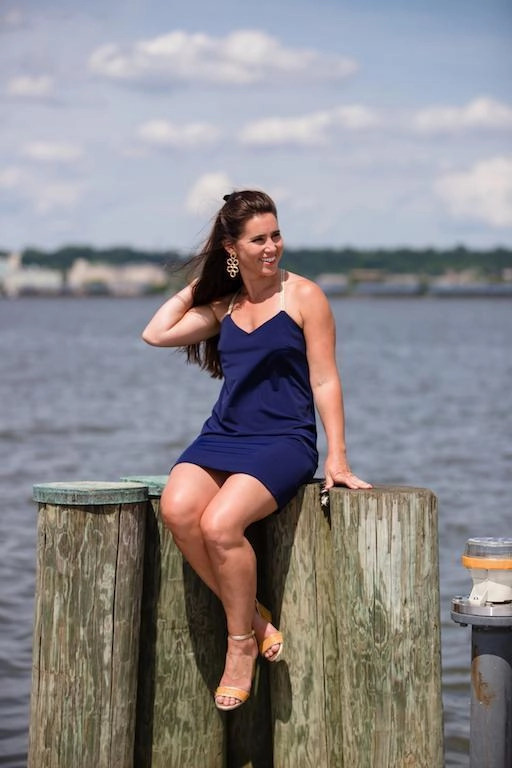 Jude Connally Bailey Dress - Navy