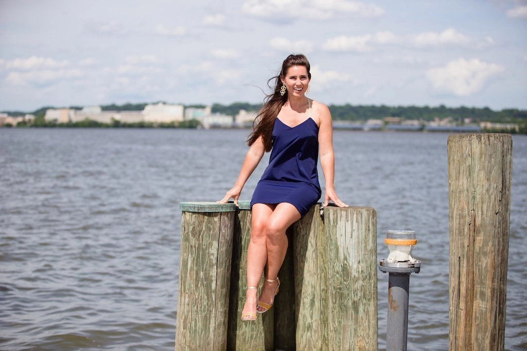 Jude Connally Bailey Dress - Navy