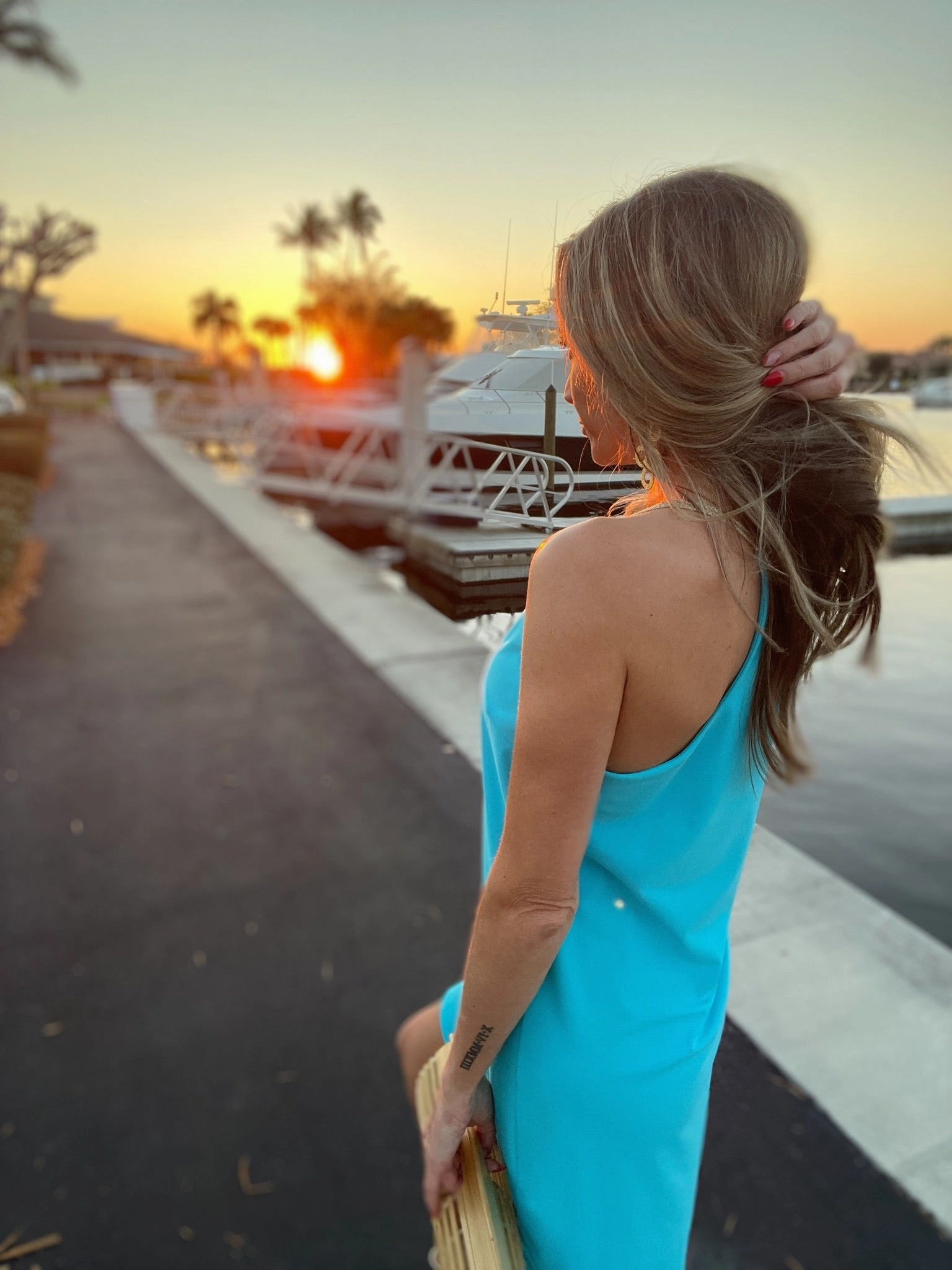 Jude Connally Bailey Dress - Santorini Blue