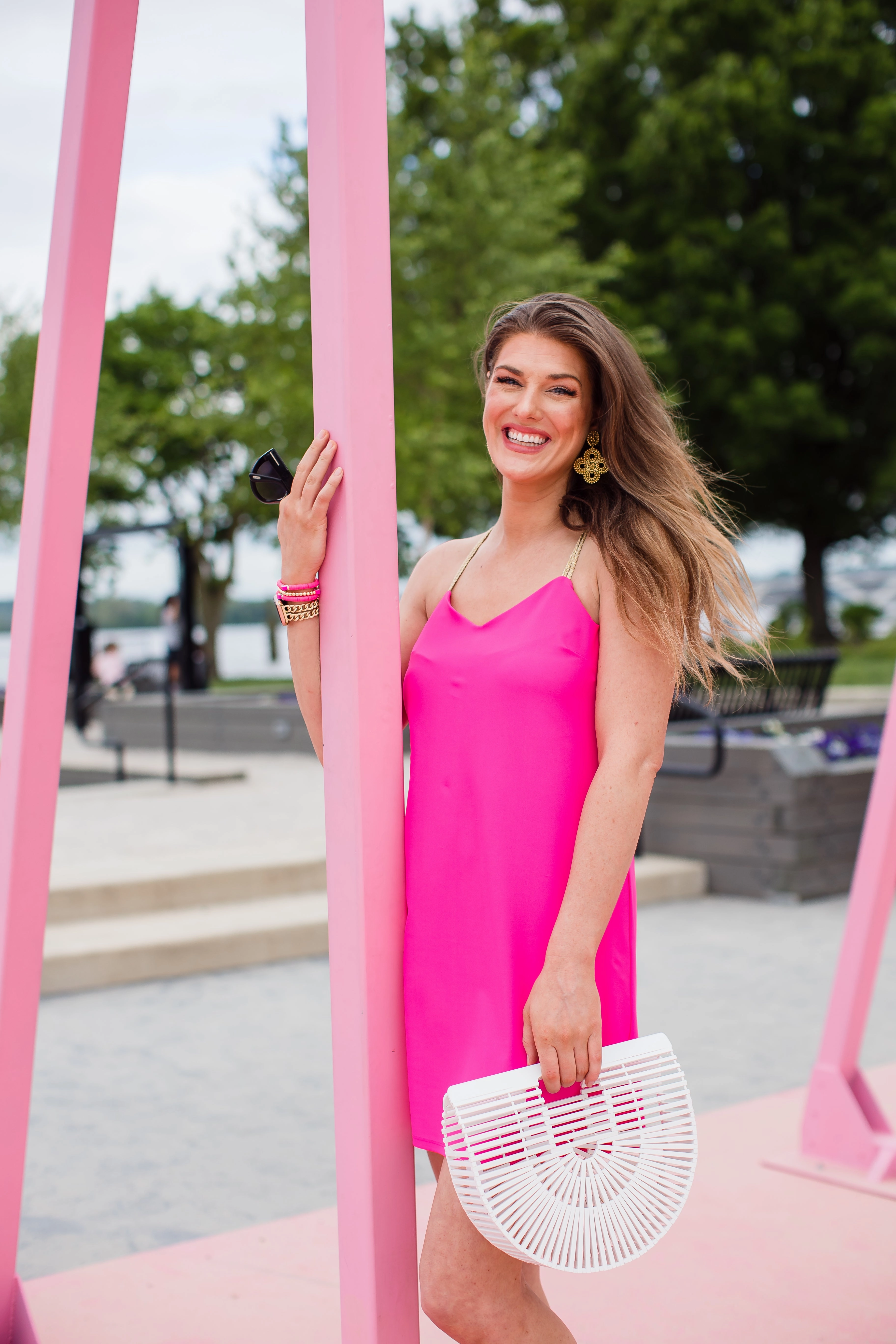 Jude Connally Bailey Dress - Spring Pink