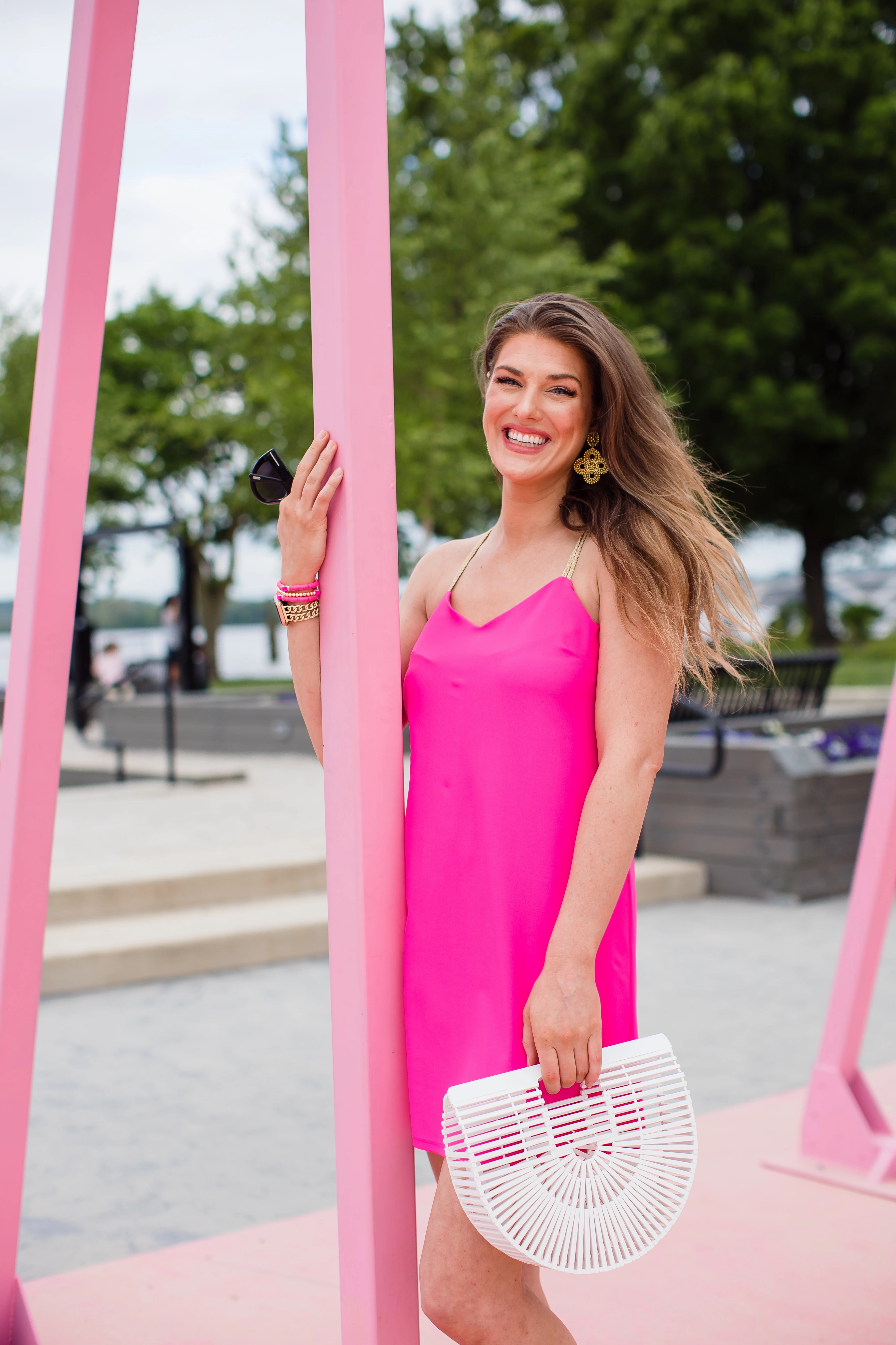 Jude Connally Bailey Dress - Spring Pink