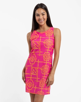 Jude Connally Beth Dress - Bamboo Lattice Spring Pink summer dresses best deals