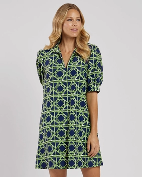 Jude Connally Emerson Dress - Bamboo Ratan Navy maxi dresses clearance