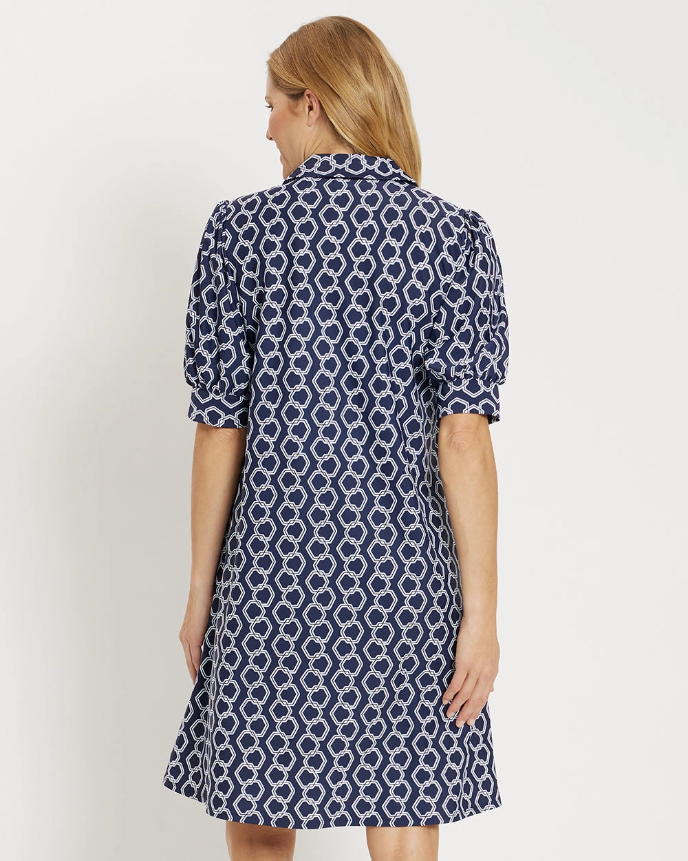 Jude Connally Emerson Dress - Dancing Links Navy