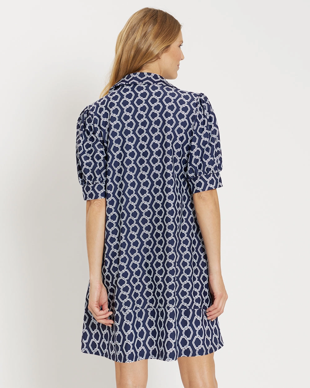 Jude Connally Emerson Dress - Dancing Links Navy