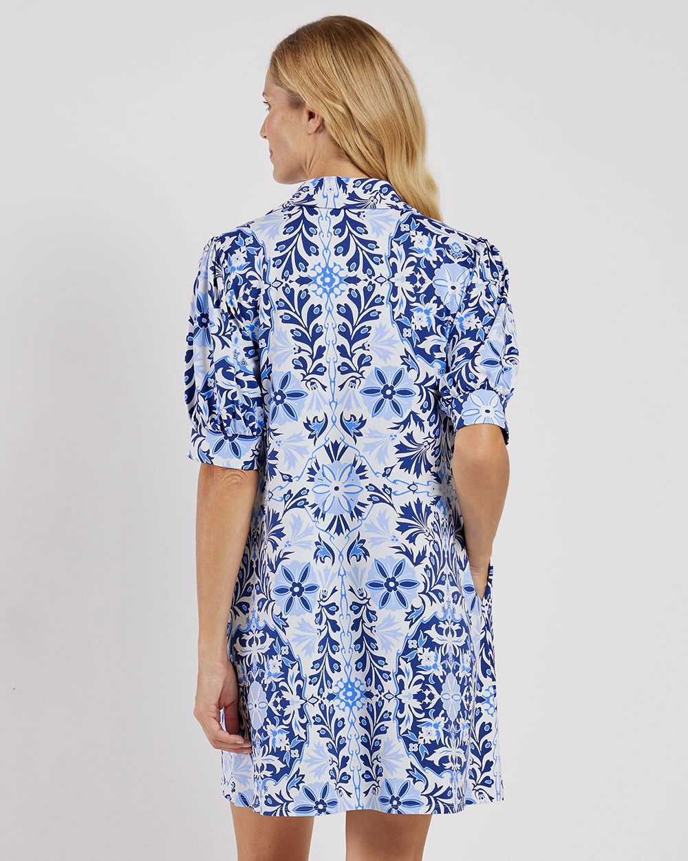 Jude Connally Emerson Dress - French Tile White