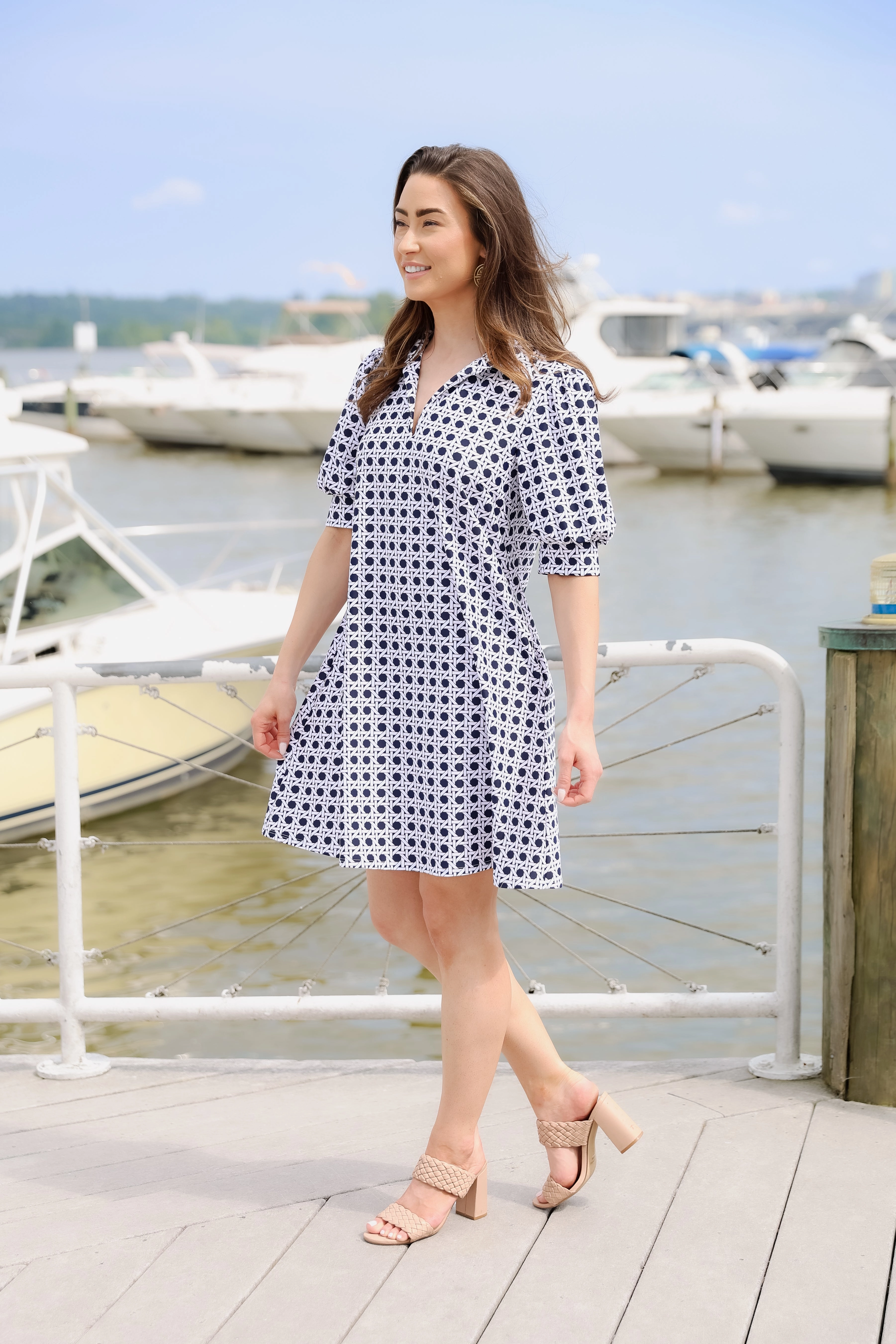 Jude Connally Emerson Dress - Petite Rattan Navy maxi dresses clearance