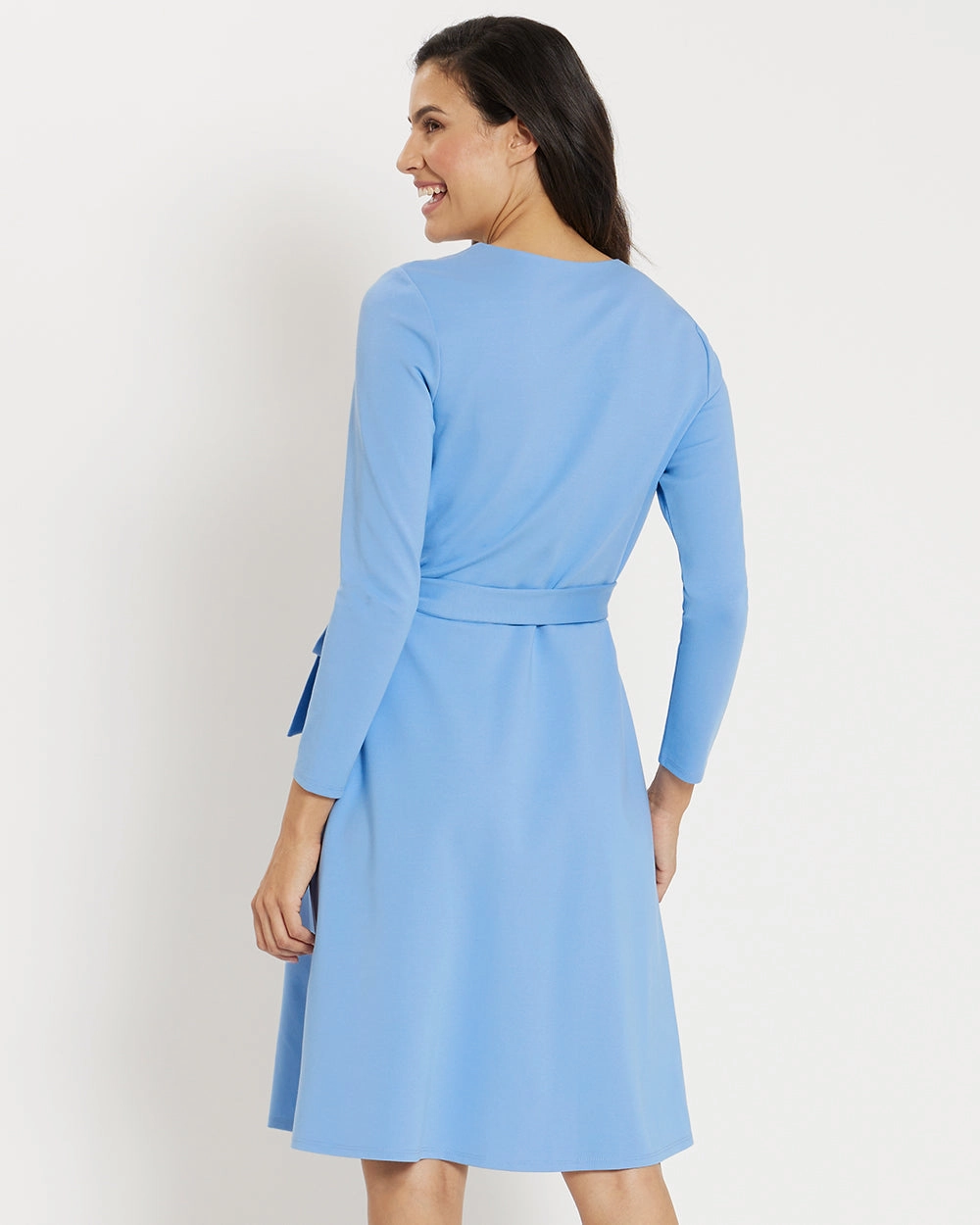 Jude Connally Farrah Ponte Dress - Bluebell
