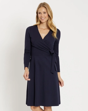 Jude Connally Farrah Ponte Dress - Dark Navy maxi dresses clearance