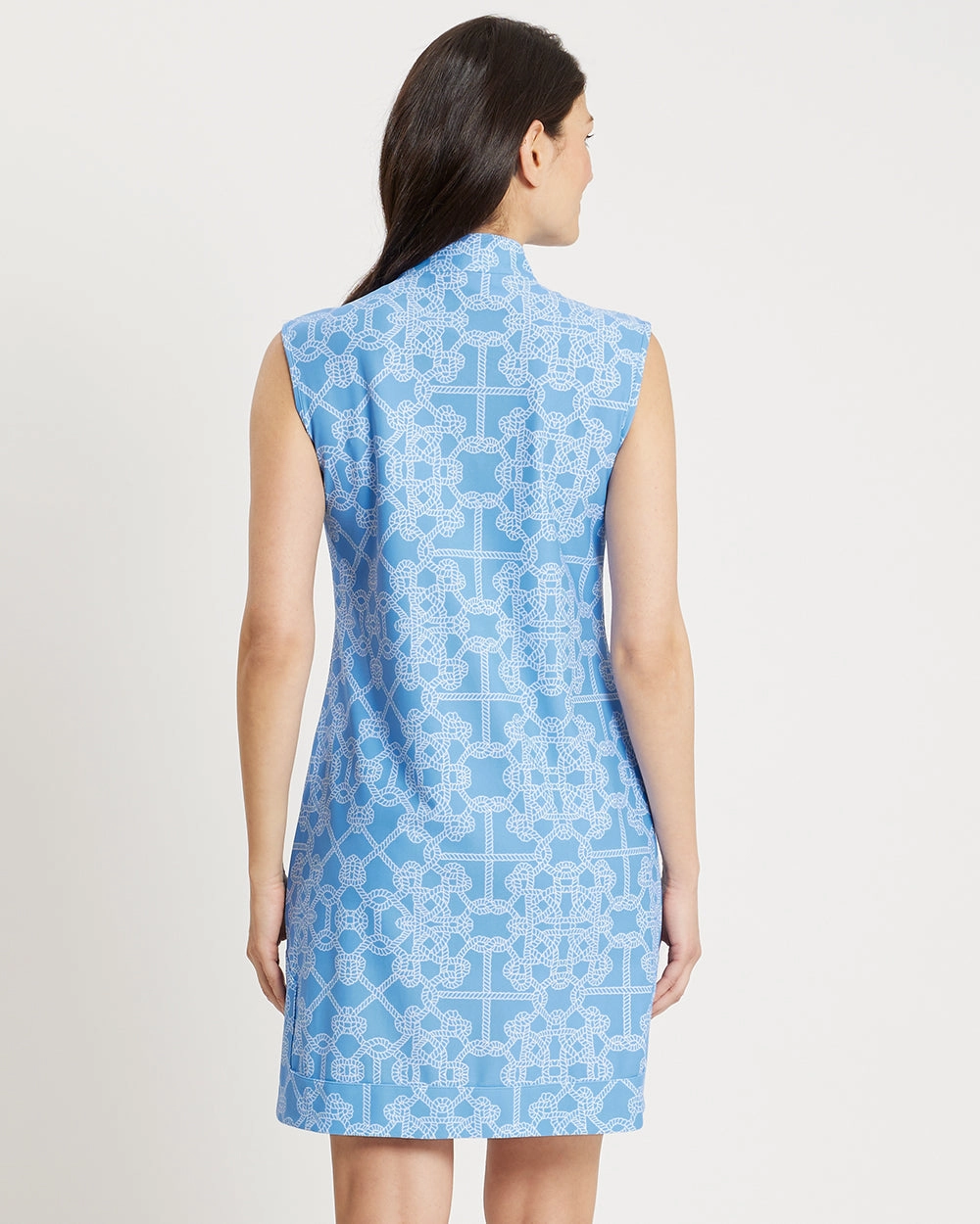 Jude Connally Kristen Dress - Lattice Ropes Periwinkle