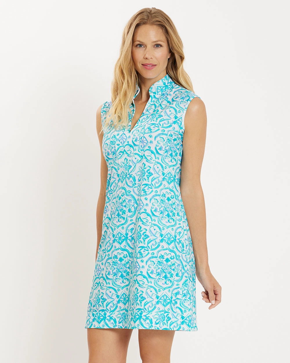 Jude Connally Kristen Dress - Painted Tile Aqua