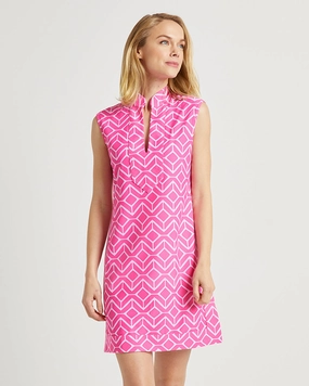 Jude Connally Kristen Dress - Sail Geo Tonal Pink maxi dresses clearance