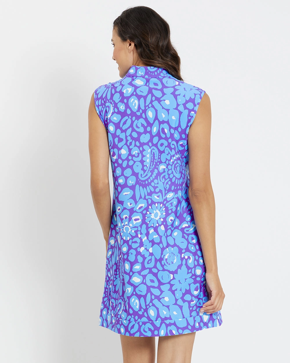Jude Connally Kristen Dress - Whimsical Cheetah Iris
