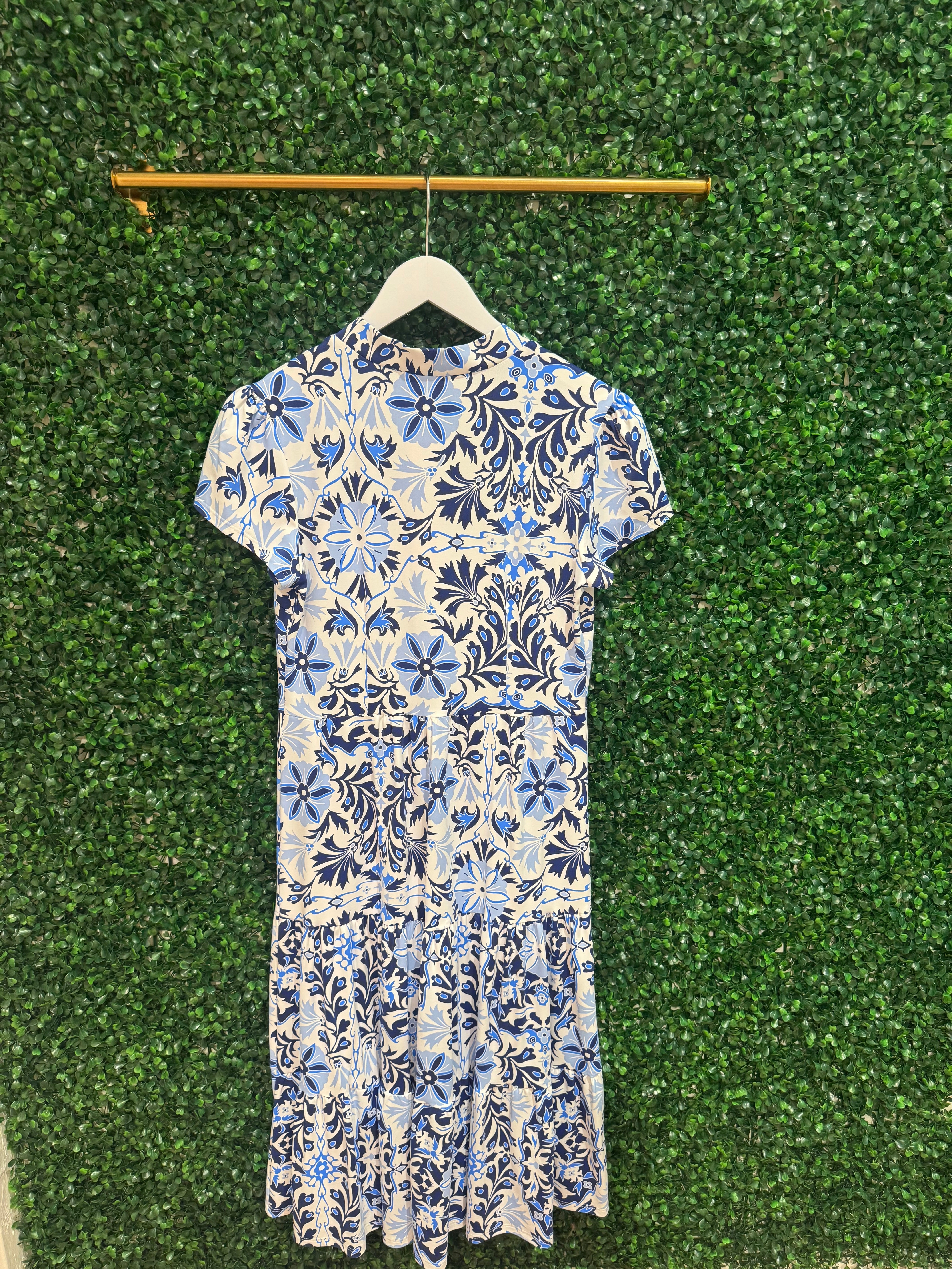 Jude Connally Libby Dress - French Tile White