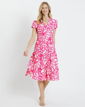 Jude Connally Libby Dress - Grand Wings - Light Pink womens gowns outlet