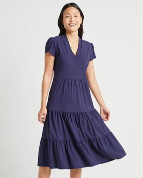Jude Connally Libby Dress - Navy maxi dresses clearance