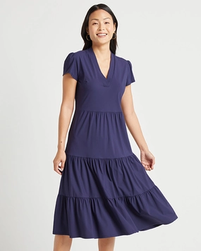 Jude Connally Libby Dress - Navy cheap womens dresses