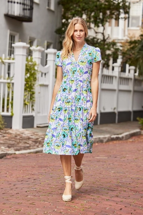 Jude Connally Libby Maxi Dress - Floretta Floral White summer dresses best deals