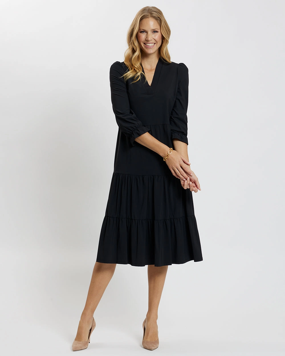 Jude Connally Maggie Dress - Black womens gowns outlet