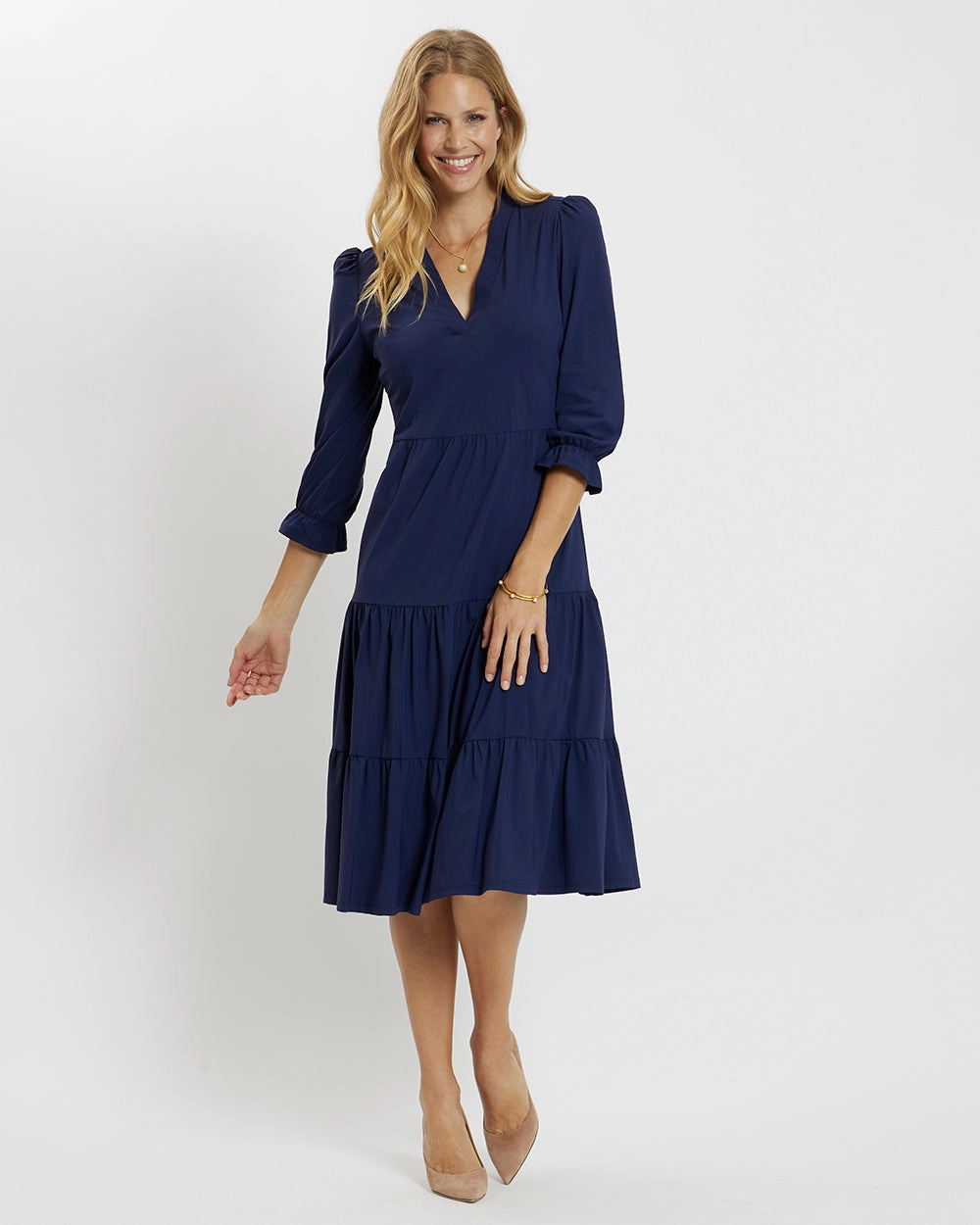 Jude Connally Maggie Dress - Navy womens gowns outlet