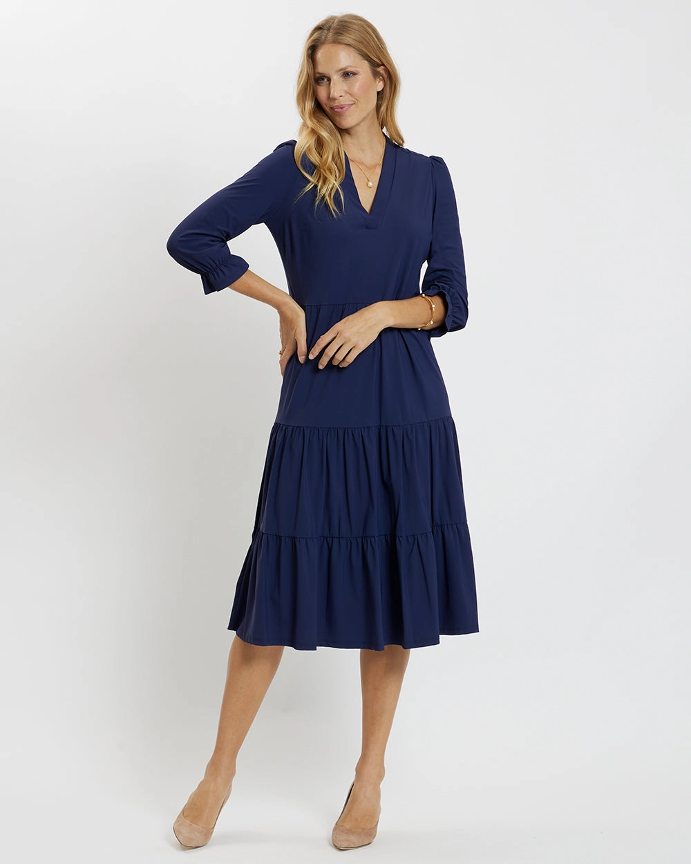Jude Connally Maggie Dress - Navy