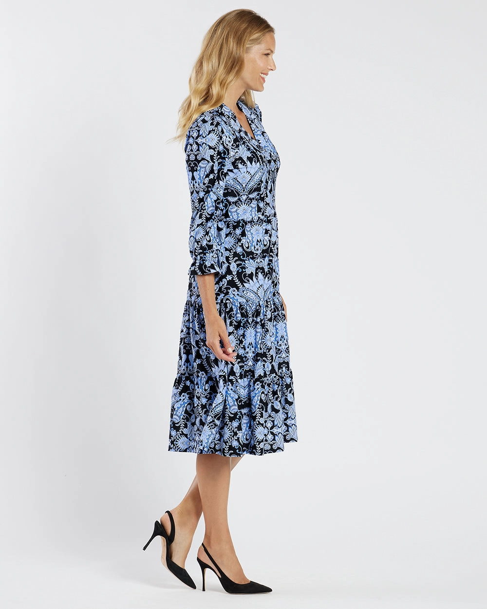 Jude Connally Maggie Dress - Paisley Amore Black