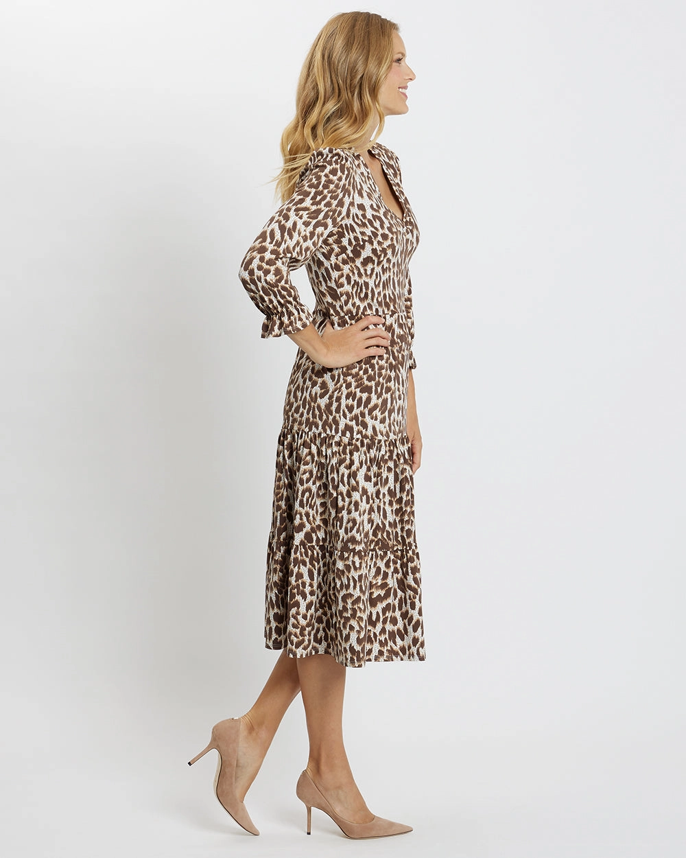 Jude Connally Maggie Dress - Speckled Cheetah