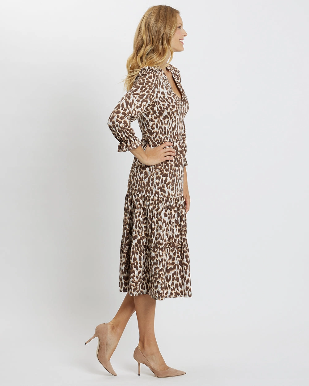 Jude Connally Maggie Dress - Speckled Cheetah