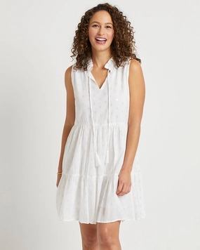 Jude Connally Mariah Dress - White Gold Dot maxi dresses clearance